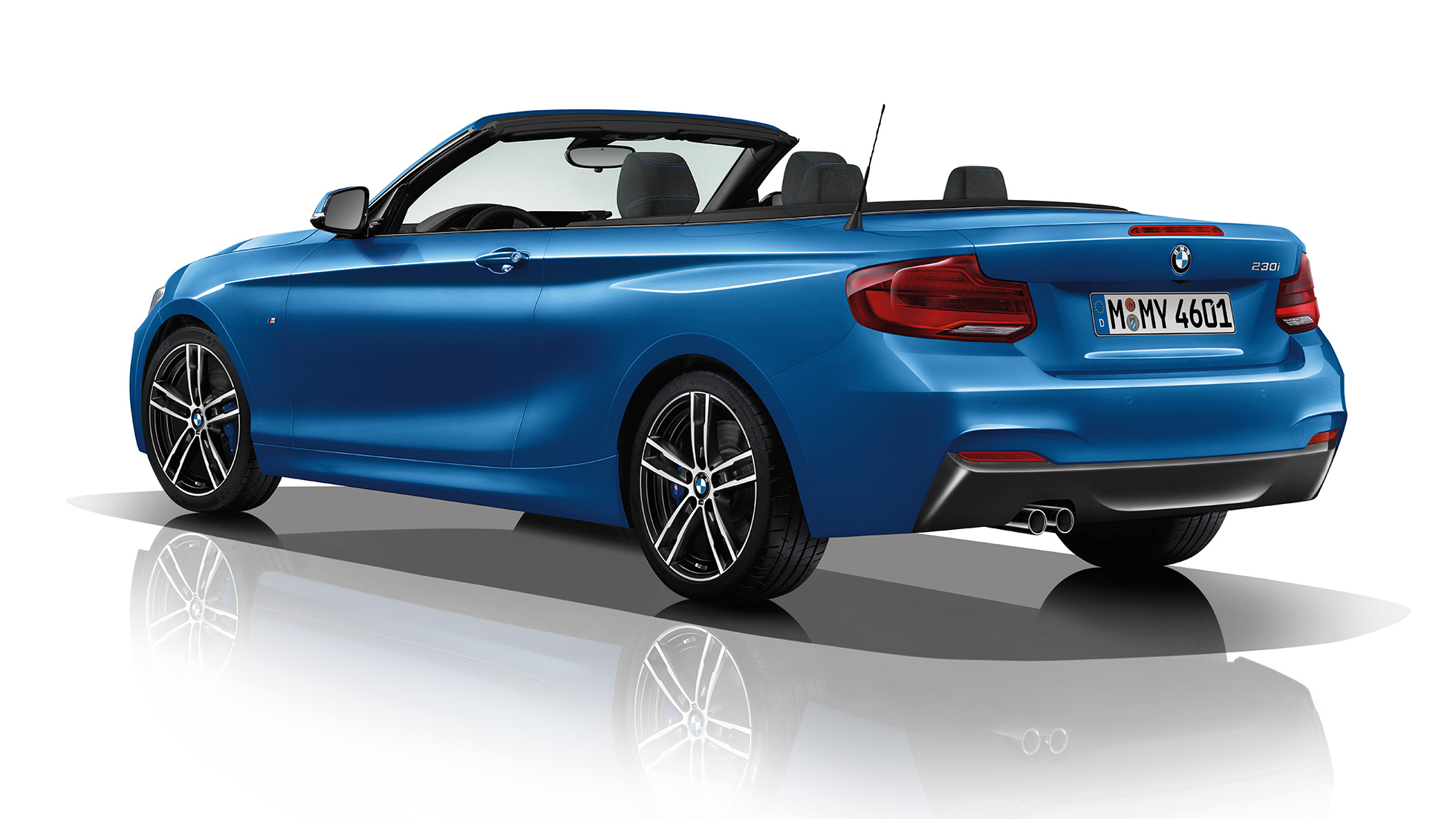 BMW 2 Series Convertible, Model M Sport three-quarter rear shot